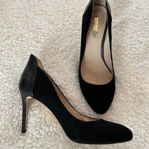 Louise et Cie suede and leather high heel